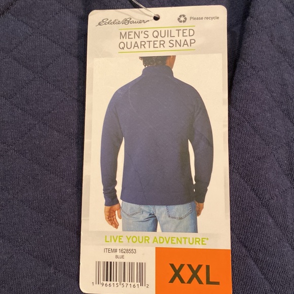 Eddie Bauer pull over XXL NWT - Picture 4 of 8